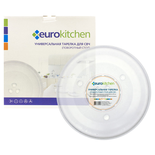 тарелка для СВЧ EUROKITCHEN N-12 28,8см