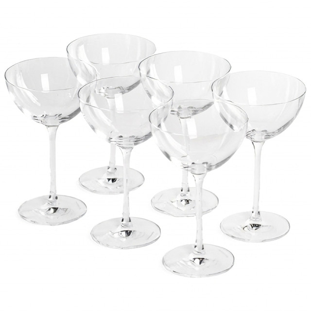 набор креманок C&S Champagne & cocktail 6шт 210мл стекло шампанское