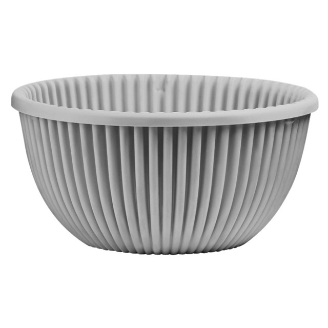 кашпо Верде с мет. подвесом 6л серый жемчуг пластик кашпо Верде с мет. подвесом 6л серый жемчуг пластик