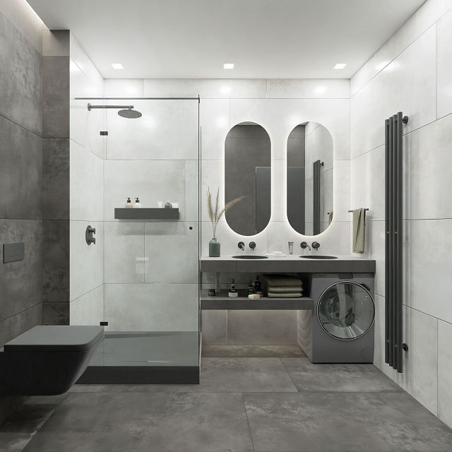 керамогранит GLOBAL TILE Vibe 60х120 черный