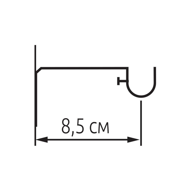 кронштейн ARTTEX 20мм 1-рядный сталь, арт.Д. 20.75.592