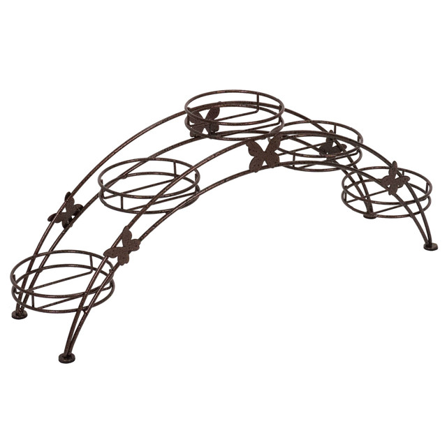 подставка для цветов Арка на 5 горшков металл в асс-те