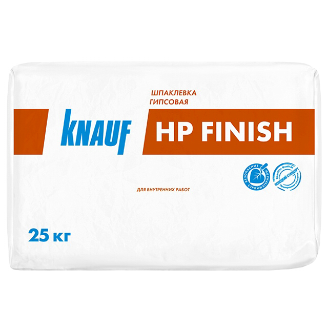 шпатлевка гипсовая для внутр.работ KNAUF HP Finish 25кг