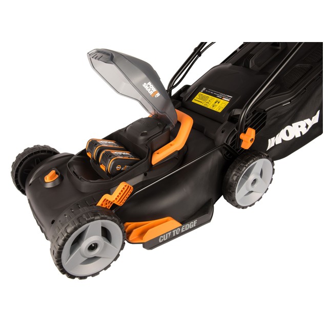 газонокосилка аккумуляторная WORX WG743E 2х20В 2х4Ач