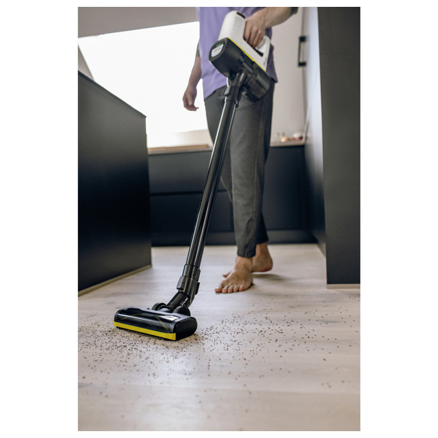 пылесос беспроводной KARCHER VC 4 CORDLESS MYHOME  0,65л черный/белый