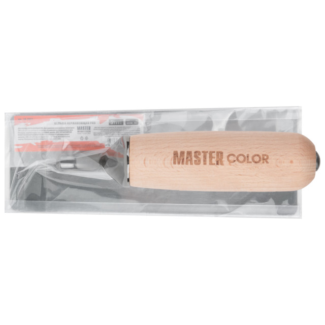 кельма штукатурная Master Color 200х80мм буковая ручка, арт.30-2021