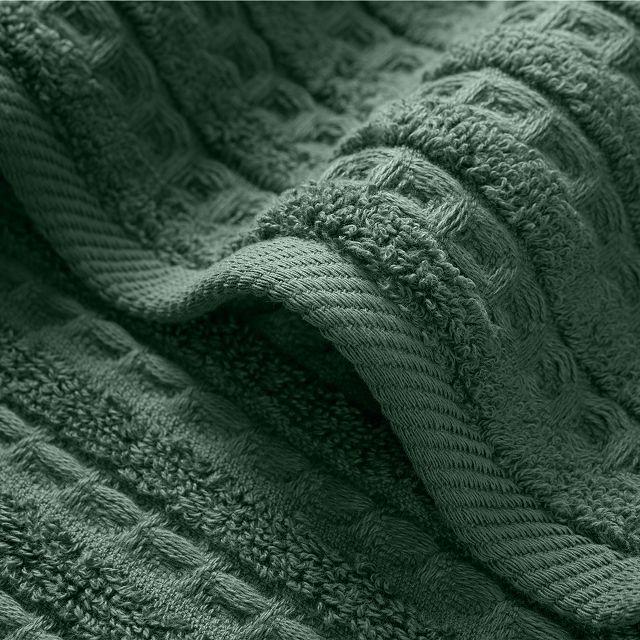 полотенце махр. VEROSSA Pique texture 70x140см зеленое, арт.925993