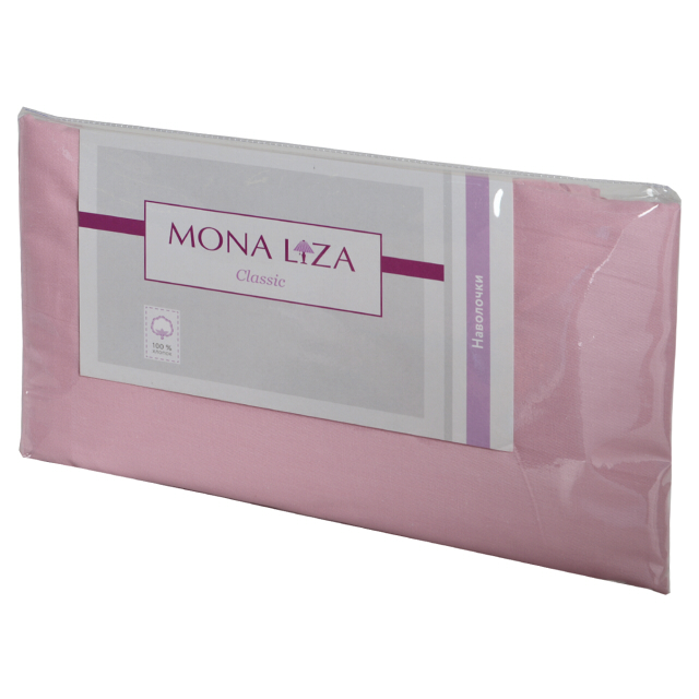 комплект наволочек MONA LIZA Classic 50х70см 2шт сатин розовый, арт.504105/05