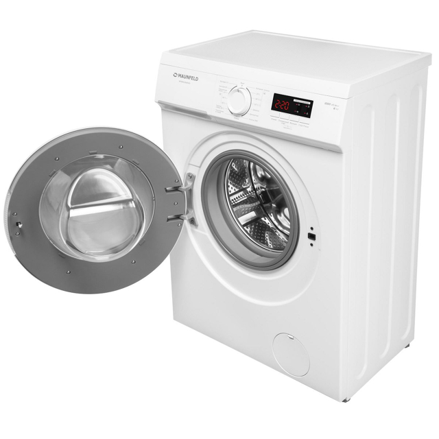машина стиральная MAUNFELD MFWM106WH05 6кг/1000об/40см белый