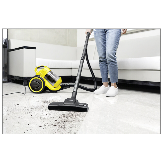 пылесос KARCHER VC3 700/200Вт контейнер 0,9л НЕРА желтый