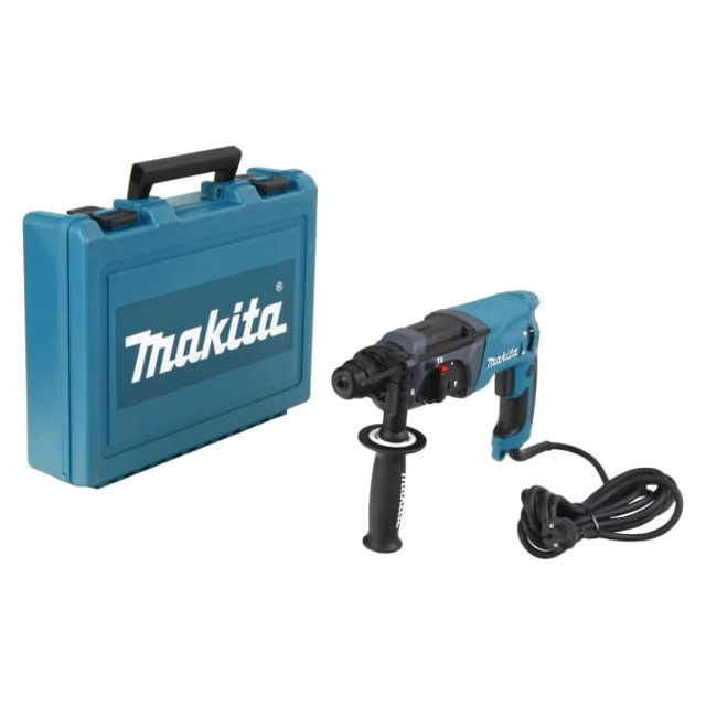 перфоратор MAKITA HR2470 780Вт 3 режима 2,4Дж + очки + перчатки + набор сверел