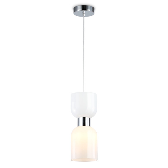 светильник подвесной AMBRELLA High Light E14 60Вт хром/белый матовый