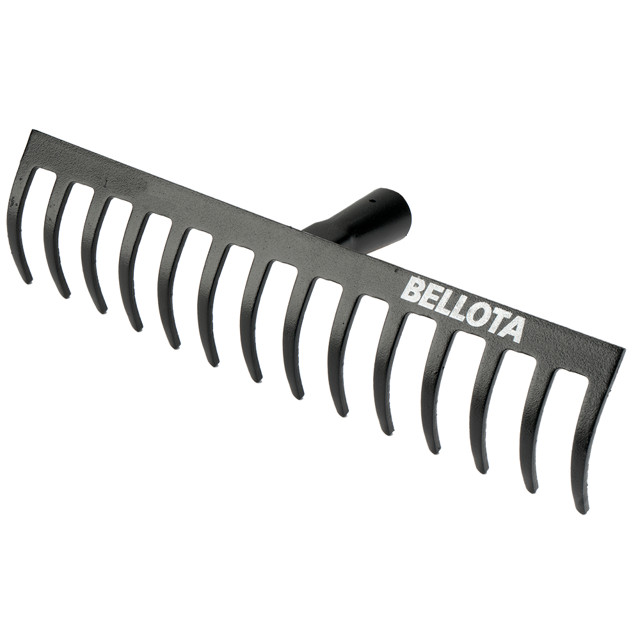 грабли прямые с 14 прямыми зубьями BELLOTA с черенком