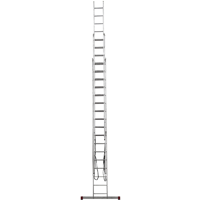 лестница трехсекционная НОВАЯ ВЫСОТА Серия 100 17 ступеней