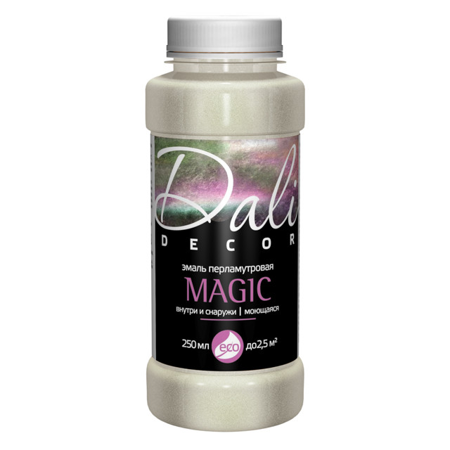 эмаль акриловая DALI Decor Magic декоративная 0,25л перламутровая жемчуг, арт.20528