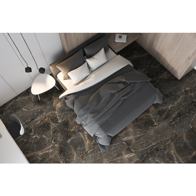 керамогранит GLOBAL TILE Maximus 40x80 черный