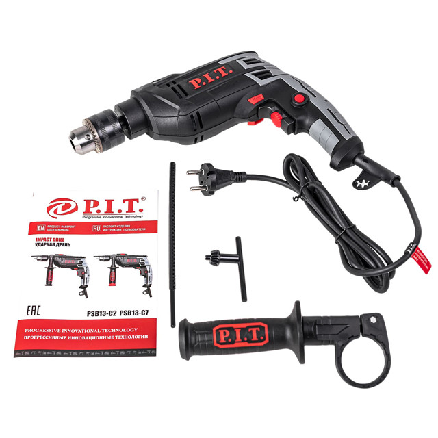 дрель ударная P.I.T. PSB13-C20 780Вт