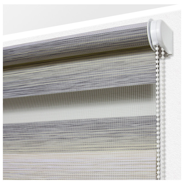 штора рулонная УЮТ Ливерпуль день/ночь 80х160см серо-голубая, арт.62.РШТО.8831.080х160