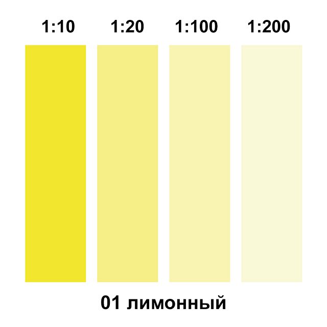 паста колеровочная ECOTERRA лимонный N1 0,1л, арт.ЭК000116084