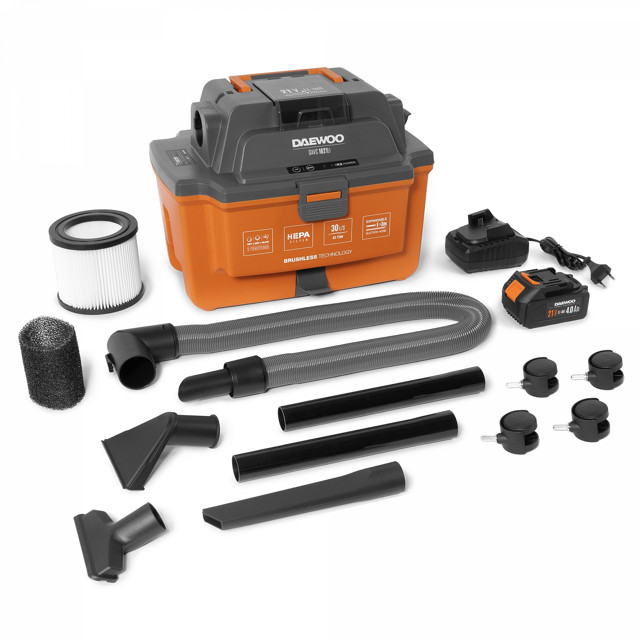 пылесос аккумуляторный DAEWOO DAVC 1621Li SET 16л 210 мБар