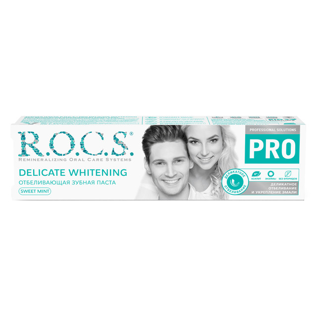 паста зубная R.O.C.S. Pro Delicate Whitening Sweet Mint 135г