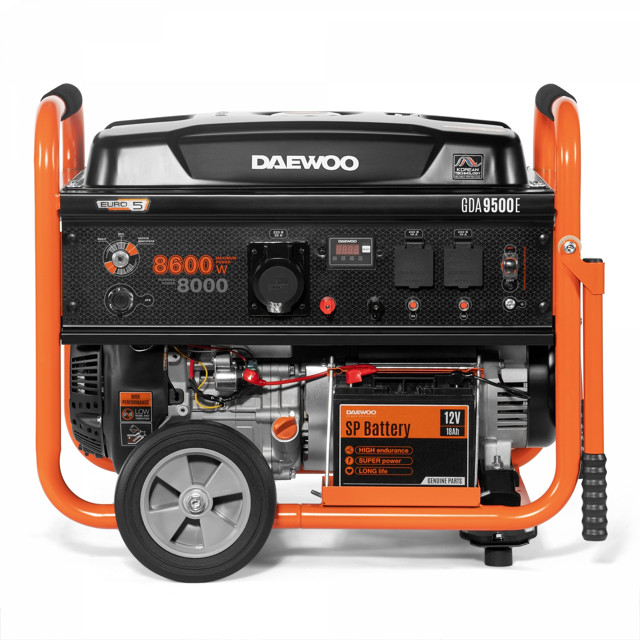генератор бензиновый DAEWOO GDA 9500E 8,6/8,0кВт 460см3