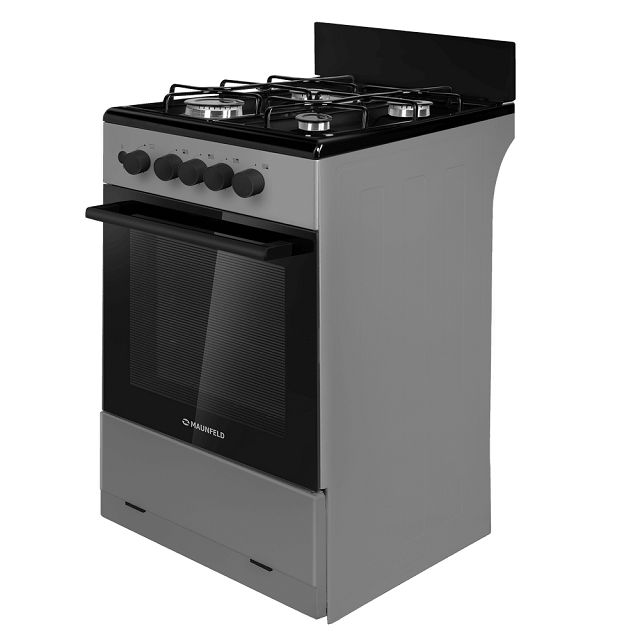 плита газовая  MAUNFELD MGC50GEGR08 87,5х49,5х65см серый