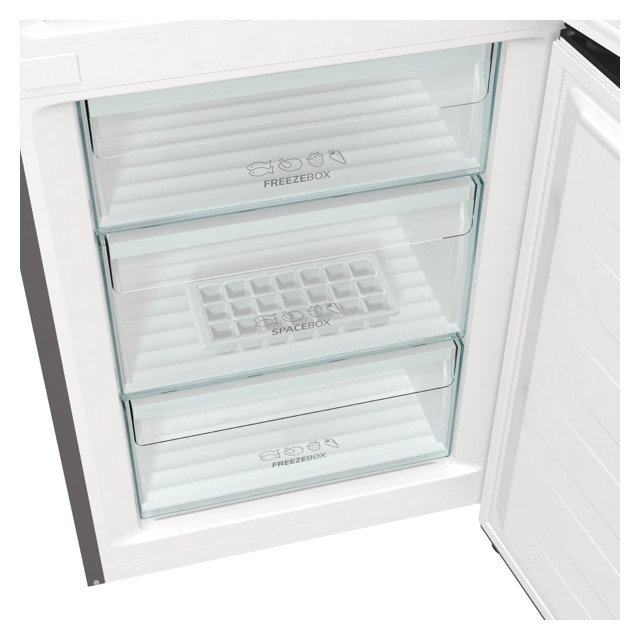 холодильник двухкамерный GORENJE NRK6191ES4 185х60х59,2см серебристый