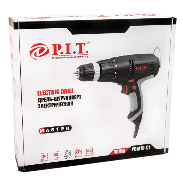 дрель-шуруповерт P.I.T. PBM10-C10 400Вт