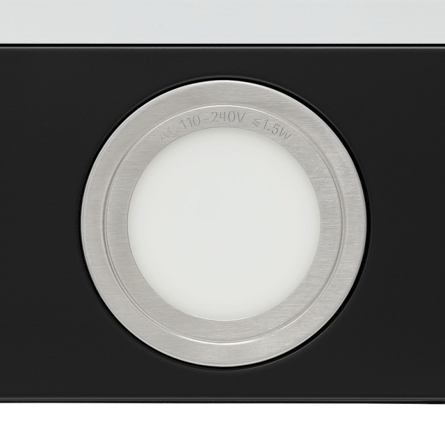 вытяжка встраиваемая KRONA KAMILLA MV 6002 BLACK 60см 1000куб черный