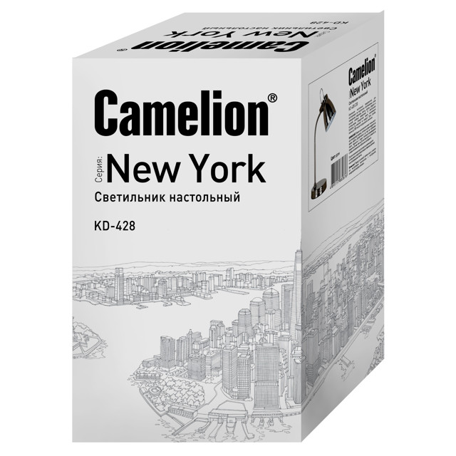 лампа настольная CAMELION New York E27 40Вт старинная  медь