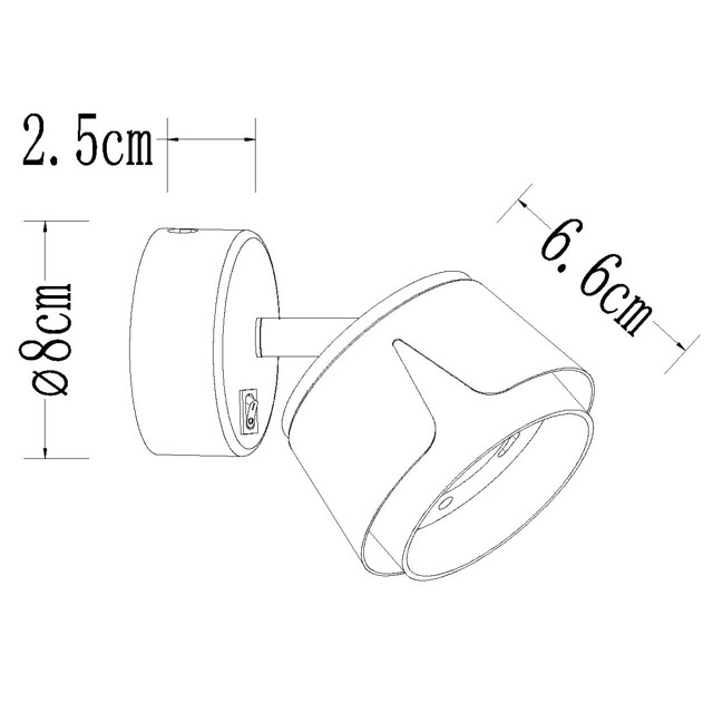 спот ARTE LAMP Amaks GX53 1х12Вт алюминий белый