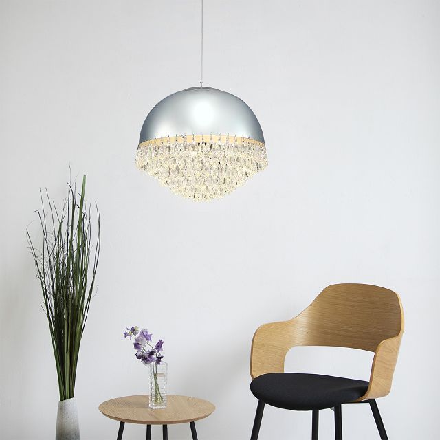 светильник подвесной ESCADA Ruacana 1хLED 15Вт 3000/6000К хром
