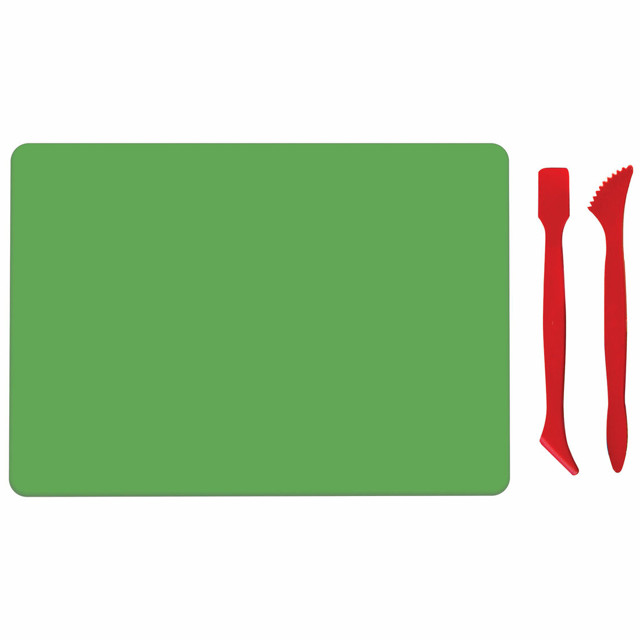 доска для лепки А5 ПИФАГОР зеленая 2 стека в комплекте