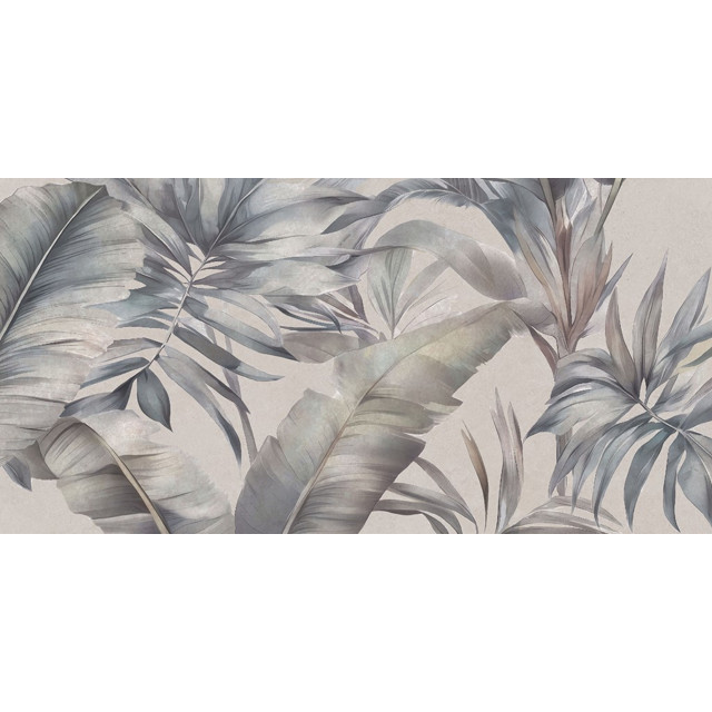 плитка настенная AZORI Sandstone decor 1 31,5х63 бежевые листья