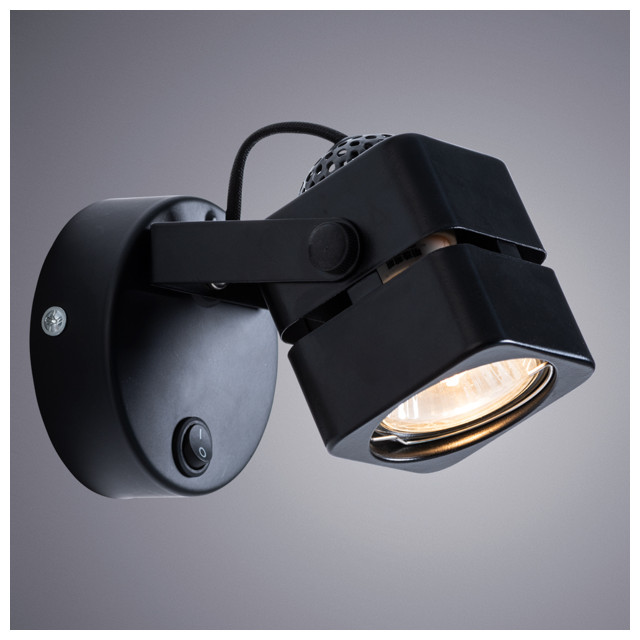 спот ARTE LAMP Misam GU10 1х50Вт IP20 черный