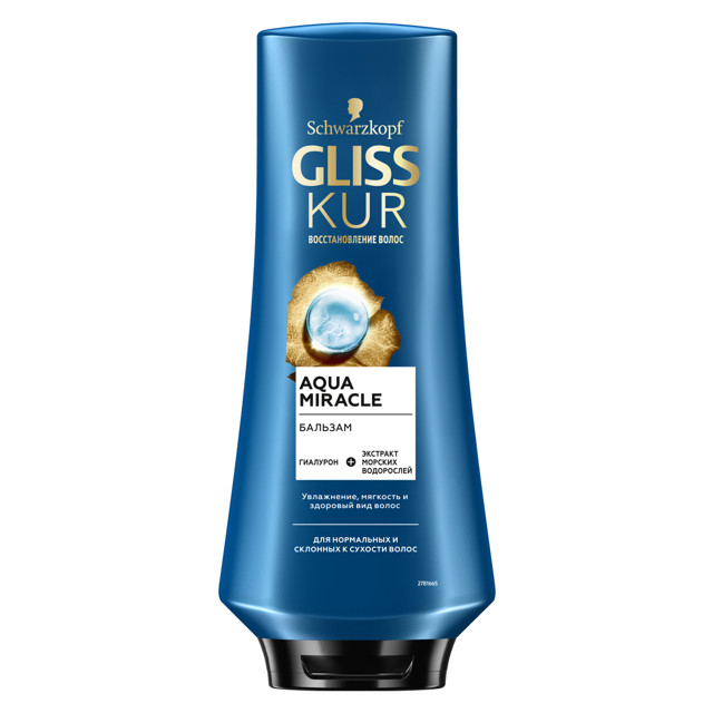 бальзам GLISS KUR Aqua Miracle 360мл