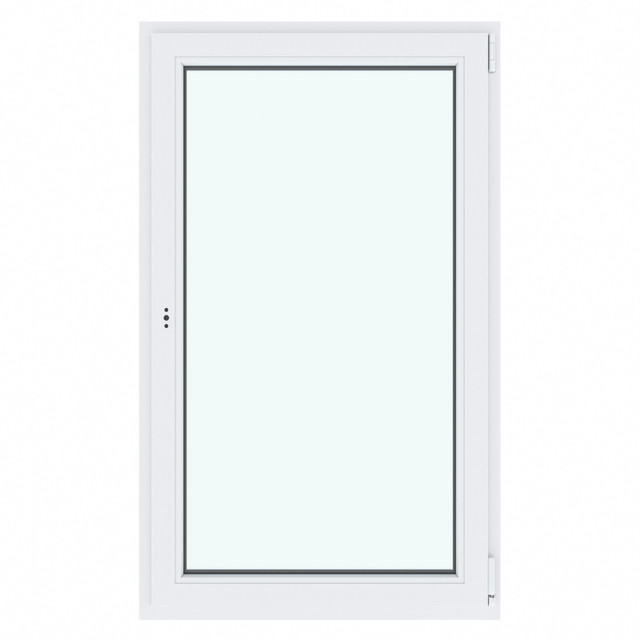 окно ПВХ поворотно-откидное левое 144х87 см