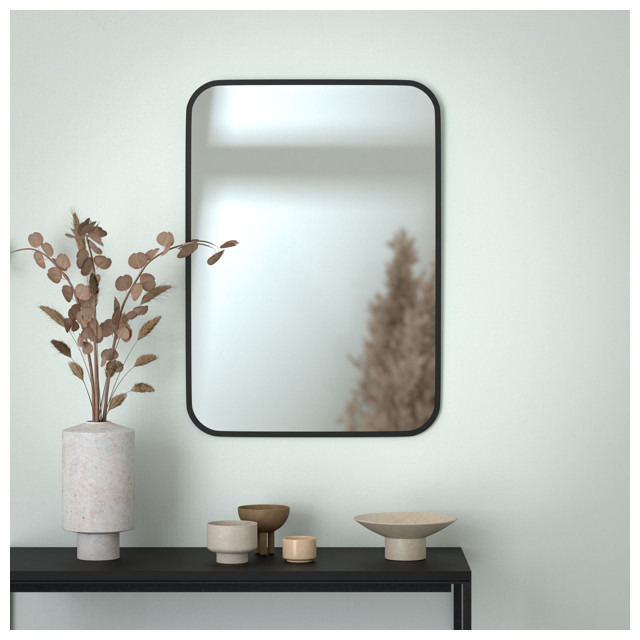 зеркало для ванной EVOFORM CoLora 50x70см прямоугольник черный