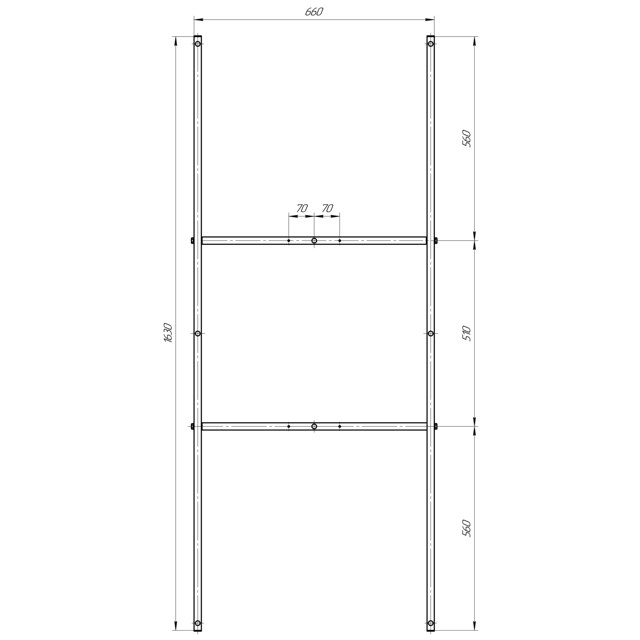 каркас для ванны Acryleda Darina Atlas 170х70см