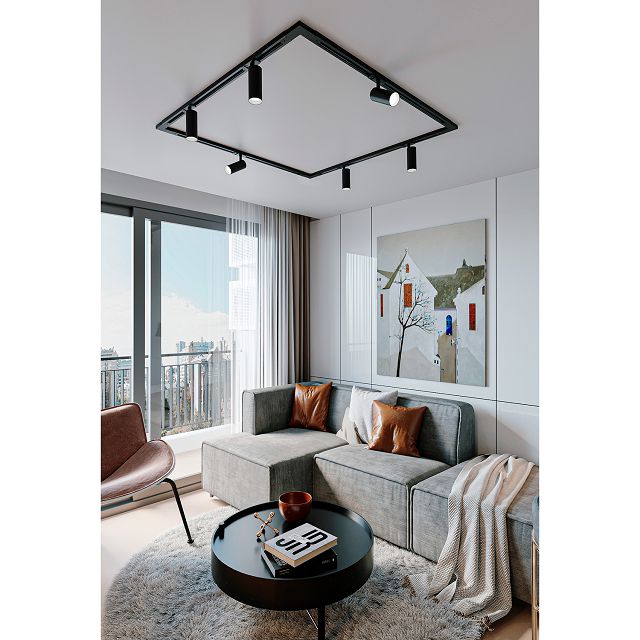 коннектор-ввод питания для шинопровода ARTE LAMP Track Accessories пластик черный