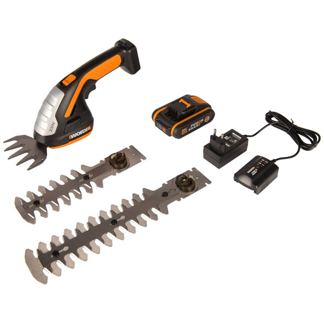 ножницы аккумуляторные WORX WG801E с ЗУ