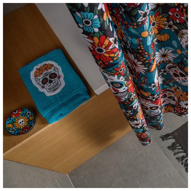 гарнитур для туалета Los Muertos керамика голубой