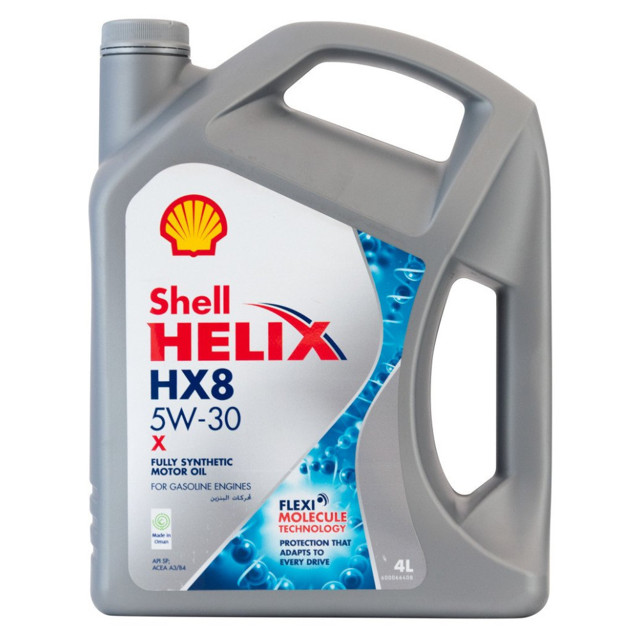 масло моторное синтетическое SHELL HELIX HX8 SP 5W-30 4л