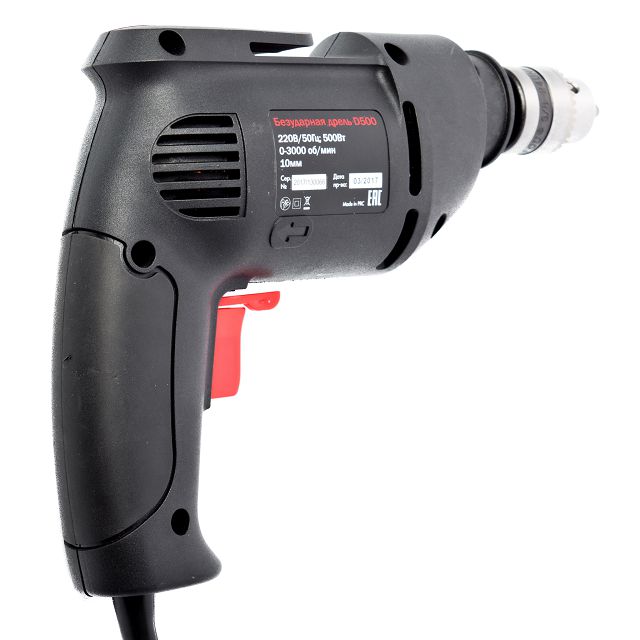 дрель безударная REDVERG Basic D500 500Вт