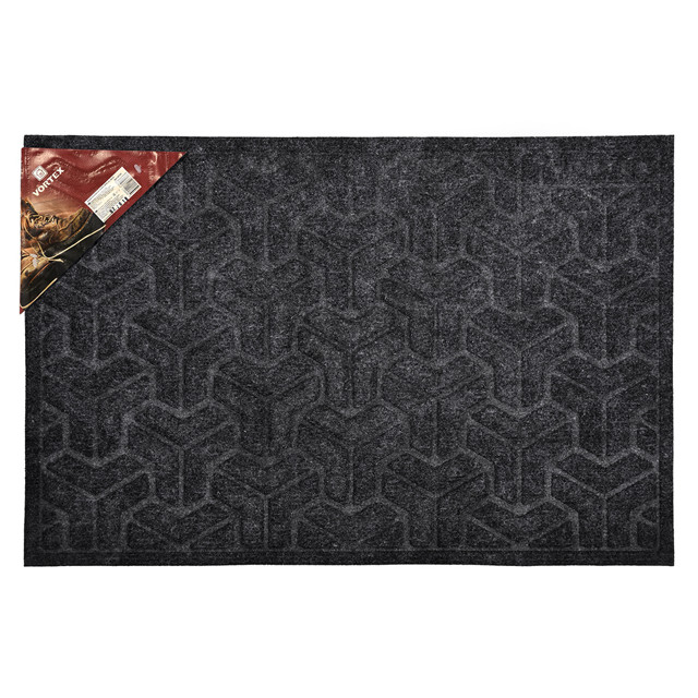 коврик VORTEX Greek, 40х60 см, рельефный полипропилен, резина