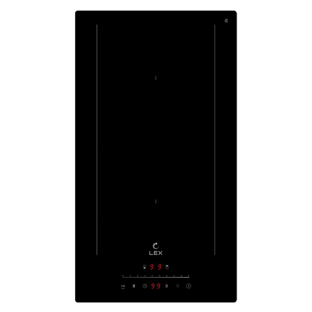 поверхность индукционная LEX EVI 321 A BL 28,8 см 2конфорки