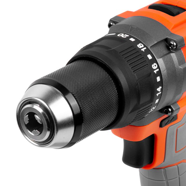 дрель аккумуляторная AV STEEL AV-CD 18/70 BL 18В Li-Ion 2Ач 2АКБ