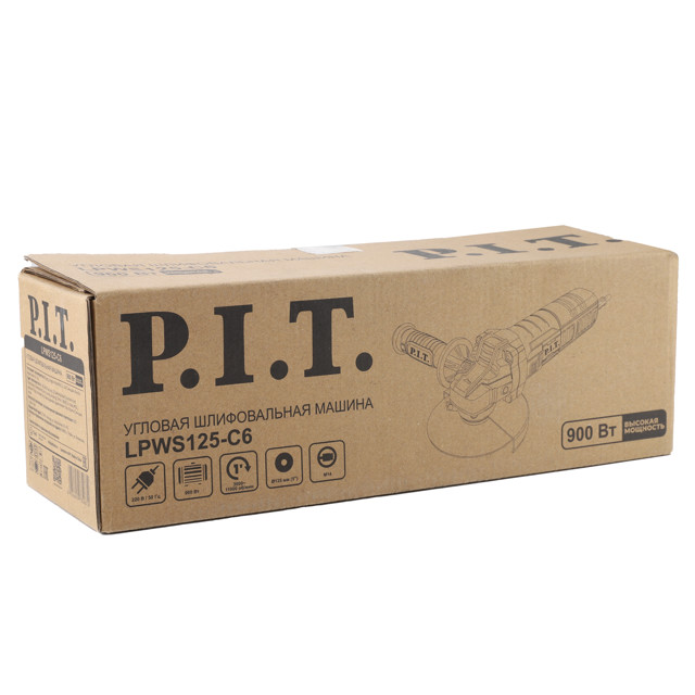 шлифмашина угловая P.I.T. LPWS125-C6 125мм 900Вт
