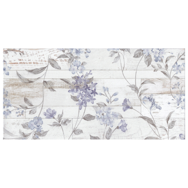 плитка настенная GLOBAL TILE SAN REMO декор. часть -2 25х50 белая